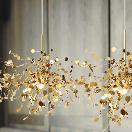 Nordic Minimalist Tree Leaf Chandelier